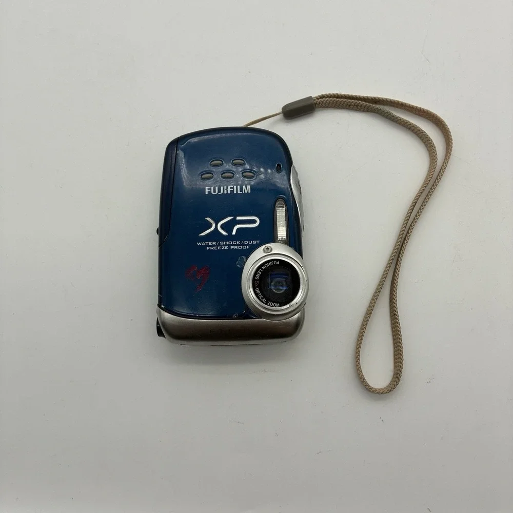Fujifilm FinePix XP10SE Blue Digital Camera Not Tested No Charger